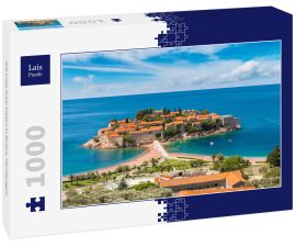 Lais Puzzle - Die Insel Sveti Stefan in Budva, Montenegro - 1.000 Teile