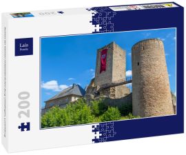 Lais Puzzle - Ruinen der kleinen mittelalterlichen Burg Useldingen, Luxemburg - 200 Teile