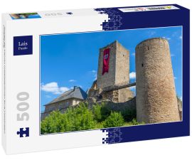 Lais Puzzle - Ruinen der kleinen mittelalterlichen Burg Useldingen, Luxemburg - 500 Teile