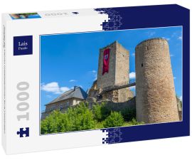 Lais Puzzle - Ruinen der kleinen mittelalterlichen Burg Useldingen, Luxemburg - 1.000 Teile
