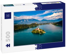 Lais Puzzle - Slowenien - Urlaubsort Bleder See - 500 Teile