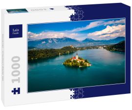 Lais Puzzle - Slowenien - Urlaubsort Bleder See - 1.000 Teile