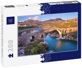 Lais Puzzle - Die alte Mes-Brücke in Shkoder, Albanien - 200 Teile