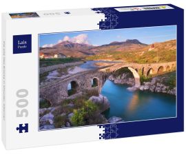 Lais Puzzle - Die alte Mes-Brücke in Shkoder, Albanien - 500 Teile