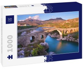 Lais Puzzle - Die alte Mes-Brücke in Shkoder, Albanien - 1.000 Teile