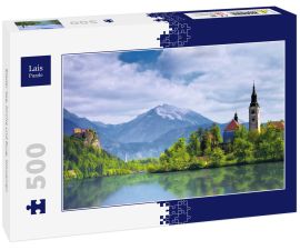 Lais Puzzle - Bleder See, Kirche und Burg, Slowenien - 500 Teile