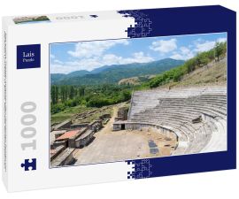 Lais Puzzle - Das antike Theater zwischen den römischen Ruinen von Heraclea Lyncestis in Bitola, Republik Nordmazedonien - 1.000 Teile