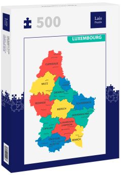 Lais Puzzle - Karte von Luxemburg - 500 Teile