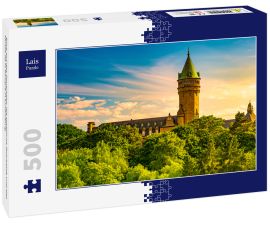 Lais Puzzle - Blick auf das Spuerkees, die staatliche Sparkasse und das Musee de la banque in Luxemburg - 500 Teile