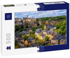 Lais Puzzle - Luxemburg Stadt, Blick auf die Altstadt und den Grund - 500 Teile