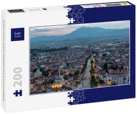 Lais Puzzle - Schöne Prizren, Kosovo Stadtbild nach Sonnenuntergang - 200 Teile