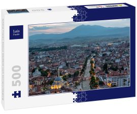 Lais Puzzle - Schöne Prizren, Kosovo Stadtbild nach Sonnenuntergang - 500 Teile
