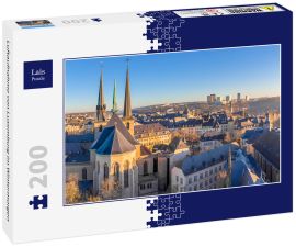 Lais Puzzle - Luftaufnahme von Luxemburg im Wintermorgen - 200 Teile