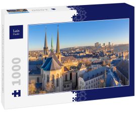 Lais Puzzle - Luftaufnahme von Luxemburg im Wintermorgen - 1.000 Teile