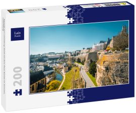 Lais Puzzle - Altstadt von Luxemburg-Stadt mit dem Fluss Alzette im Sommer, Luxemburg - 200 Teile