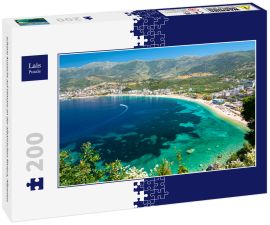 Lais Puzzle - schöne Aussicht auf Himare an der albanischen Riviera, Albanien - 200 Teile