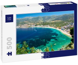 Lais Puzzle - schöne Aussicht auf Himare an der albanischen Riviera, Albanien - 500 Teile