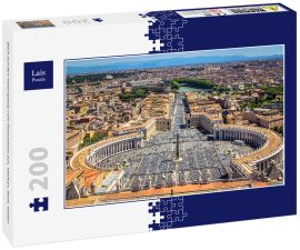 Lais Puzzle - Blick auf den Petersplatz vom Petersdom aus, Vatikan, Rom, Italien - 200 Teile