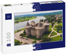 Lais Puzzle - Luftaufnahme der mittelalterlichen Festung in Soroca, Republik Moldau. - 100 Teile