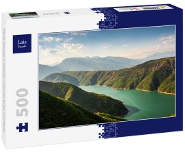 Lais Puzzle - Fierza-Stausee in Albanien zwischen Kukes und Fierze - 500 Teile