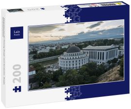 Lais Puzzle - Panorama von der Festung Skopje nach Nordosten. Skopje, Nordmazedonien. - 200 Teile