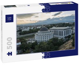 Lais Puzzle - Panorama von der Festung Skopje nach Nordosten. Skopje, Nordmazedonien. - 500 Teile