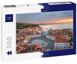 Lais Puzzle - Blick über die Altstadt von Piran, Slowenien - 500 Teile