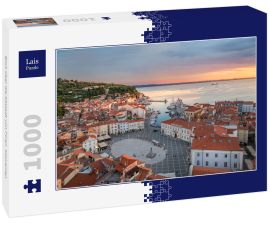 Lais Puzzle - Blick über die Altstadt von Piran, Slowenien - 1.000 Teile