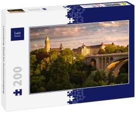 Lais Puzzle - Luxemburg Stadt bei Sonnenuntergang - 200 Teile