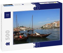 Lais Puzzle - Rabelo-Boote in Vila Nova de Gaia Portugal - 500 Teile