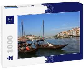 Lais Puzzle - Rabelo-Boote in Vila Nova de Gaia Portugal - 1.000 Teile