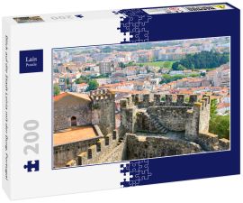 Lais Puzzle - Blick auf die Stadt Leiria mit der Burg, Portugal - 200 Teile