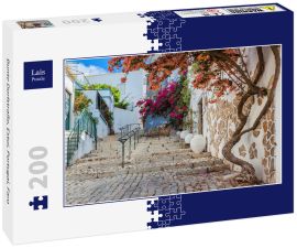 Lais Puzzle - Bunte Dorfstraße, Estoi, Portugal, Faro - 200 Teile