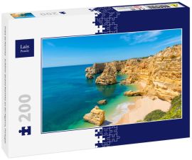 Lais Puzzle - Praia da Marinha - Schöner Strand Marinha an der Algarve, Portugal - 200 Teile
