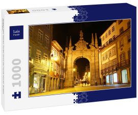 Lais Puzzle - Bogen des Neuen Tores (Arco da Porta Nova), Braga, Portugal - 1.000 Teile