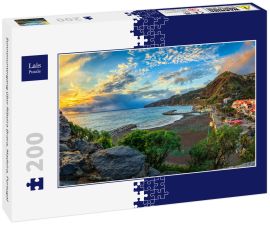 Lais Puzzle - Sonnenuntergang über Ribeira Brava, Madeira, Portugal - 200 Teile