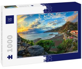 Lais Puzzle - Sonnenuntergang über Ribeira Brava, Madeira, Portugal - 1.000 Teile