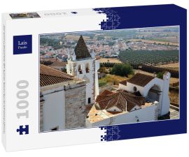 Lais Puzzle - Estremoz, Portugal: Blick vom Turm der drei Kronen (Torre das Tres Coroas) mit der Kirche Santa Maria im Vordergrund - 1.000 Teile