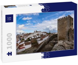 Lais Puzzle - Stadt Reguengos de Monsaraz, Portugal, vor blauem Himmel - 1.000 Teile