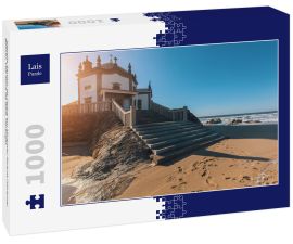 Lais Puzzle - Kapelle Senhor da Pedra am Miramar-Strand (Miramar Beach), Vila Nova de Gaia, Portugal - 1.000 Teile