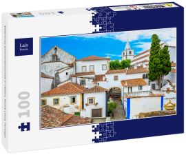 Lais Puzzle - Malerische Sommerlandschaft in Obidos, Bezirk Leiria, Portugal. - 100 Teile
