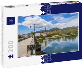 Lais Puzzle - Schild an der römischen Brücke in Ponte de Lima, Portugal - 200 Teile