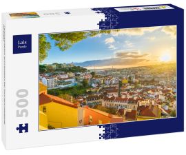 Lais Puzzle - Panoramablick auf Lissabon bei Sonnenuntergang, Portugal - 500 Teile