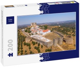 Lais Puzzle - Evora Monte in Portugal: historisches mittelalterliches Dorf mit weiß getünchten Häusern - 200 Teile