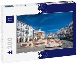 Lais Puzzle - Place de Praça do Giraldo à Evora Portugal - 200 Teile