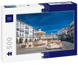 Lais Puzzle - Place de Praça do Giraldo à Evora Portugal - 500 Teile