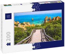 Lais Puzzle - Schöne Bucht in der Nähe der Stadt Lagos, Algarve-Region, Portugal - 200 Teile