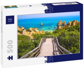 Lais Puzzle - Schöne Bucht in der Nähe der Stadt Lagos, Algarve-Region, Portugal - 500 Teile
