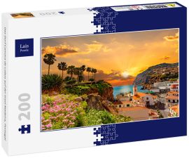Lais Puzzle - Das Dorf Camara de Lobos auf der Insel Madeira, Portugal - 200 Teile
