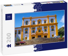 Lais Puzzle - Kirche Unserer Lieben Frau von Carmo, auch bekannt als St. Ignatius von Loyola, oder Kirche des Kollegiums oder Jesuitenkirche, erbaut im 16. Jahrhundert in der Stadt Angra do Heroismo auf der Insel Terceira der Azoren, Portugal - 200 Teile